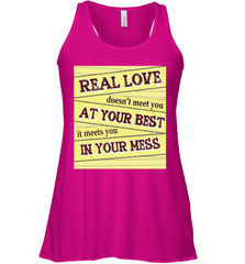 Real love funny quotes for valentine (2) Women's Racerback Tank Women's Racerback Tank - HHHstores