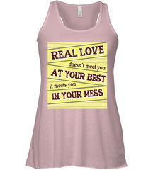 Real love funny quotes for valentine (2) Women's Racerback Tank Women's Racerback Tank - HHHstores
