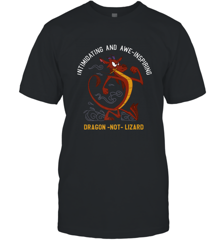 Disney Mulan Mushu Dragon Not Lizard Portrait Men's T-Shirt Men's T-Shirt / Black / S Men's T-Shirt - HHHstores