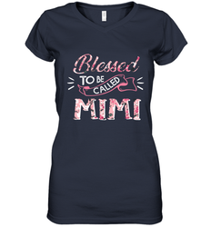 Blessed to be called Mimi Women's V-Neck T-Shirt