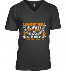 Grandmothers always have time Men's V-Neck