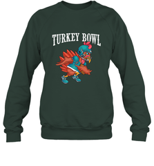 Cool Turkey Bowl _ Funny Thanksgiving Football Player Crewneck Sweatshirt Crewneck Sweatshirt - HHHstores