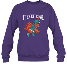 Cool Turkey Bowl _ Funny Thanksgiving Football Player Crewneck Sweatshirt Crewneck Sweatshirt - HHHstores