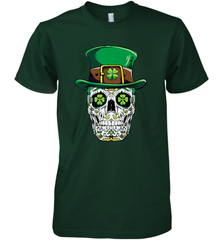 Sugar Skull Leprechaun T Shirt St Patricks Day Women Men Men's Premium T-Shirt Men's Premium T-Shirt - HHHstores