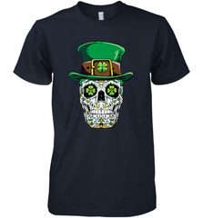 Sugar Skull Leprechaun T Shirt St Patricks Day Women Men Men's Premium T-Shirt Men's Premium T-Shirt - HHHstores