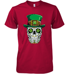 Sugar Skull Leprechaun T Shirt St Patricks Day Women Men Men's Premium T-Shirt Men's Premium T-Shirt - HHHstores