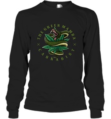 The Green Mamba, Cannabist, Weed Grower Pot Smoker Long Sleeve T-Shirt Long Sleeve T-Shirt - HHHstores
