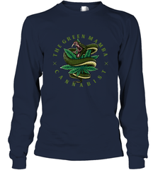 The Green Mamba, Cannabist, Weed Grower Pot Smoker Long Sleeve T-Shirt Long Sleeve T-Shirt - HHHstores