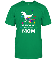 Proud Autism Mom T Rex Dinosaur Autism Awareness Men's T-Shirt Men's T-Shirt - HHHstores