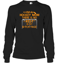 Im A hockey Mom Design Long Sleeve T-Shirt Long Sleeve T-Shirt - HHHstores