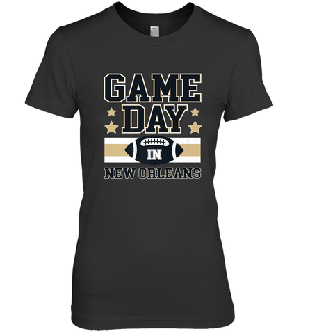 NFL New Orleans La. Game Day Football Home Team Women's Premium T-Shirt Women's Premium T-Shirt / Black / XS Women's Premium T-Shirt - HHHstores