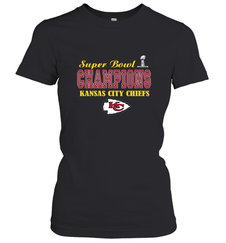 NFL super bowl Kansas City Chiefs champions Women's T-Shirt Women's T-Shirt / Black / S Women's T-Shirt - HHHstores