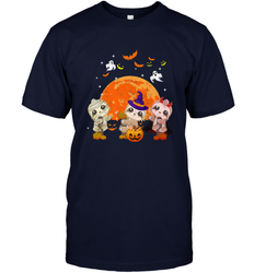 Three Sloths Halloween T shirt Mummy Pumpkin Moon Men's T-Shirt