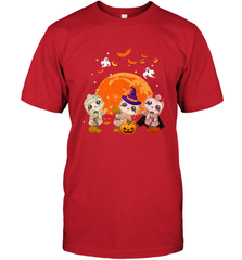 Three Sloths Halloween T shirt Mummy Pumpkin Moon Men's T-Shirt Men's T-Shirt - HHHstores