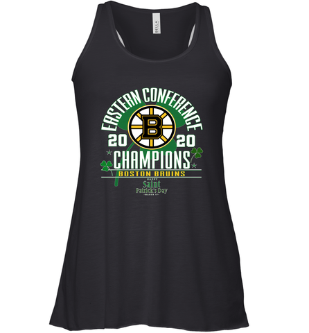 NHL ST PATRICK'S DAY Boston Bruins Fanatics 2020 Eastern Conference Champions Defensive Zone Women's Racerback Tank Women's Racerback Tank / Black / XS Women's Racerback Tank - HHHstores