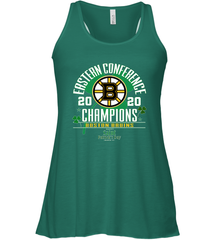 NHL ST PATRICK'S DAY Boston Bruins Fanatics 2020 Eastern Conference Champions Defensive Zone Women's Racerback Tank Women's Racerback Tank - HHHstores