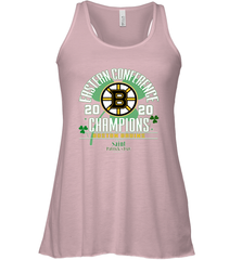 NHL ST PATRICK'S DAY Boston Bruins Fanatics 2020 Eastern Conference Champions Defensive Zone Women's Racerback Tank Women's Racerback Tank - HHHstores