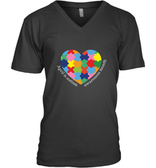 April is autism awareness month T shirt Men's V-Neck Men's V-Neck - HHHstores
