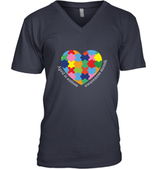 April is autism awareness month T shirt Men's V-Neck Men's V-Neck - HHHstores
