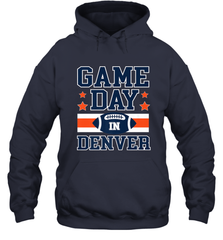 NFL Denver Co Game Day Football Home Team Colors Hooded Sweatshirt Hooded Sweatshirt - HHHstores