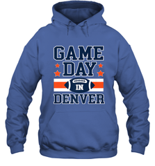 NFL Denver Co Game Day Football Home Team Colors Hooded Sweatshirt Hooded Sweatshirt - HHHstores