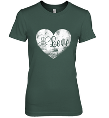 Love Valentines Day Heart Vintage Gift For Men Women Women's Premium T-Shirt Women's Premium T-Shirt - HHHstores