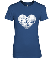 Love Valentines Day Heart Vintage Gift For Men Women Women's Premium T-Shirt Women's Premium T-Shirt - HHHstores