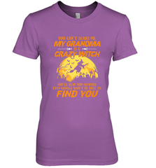 You can't scare me My grandma is a crazy witch Women's Premium T-Shirt Women's Premium T-Shirt - HHHstores