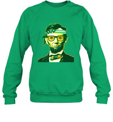 Abraham Lincoln St Patricks Day Crewneck Sweatshirt Crewneck Sweatshirt - HHHstores