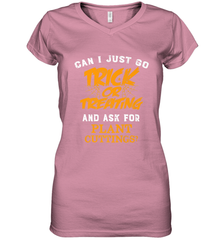 Trick or Treating Halloween Gift Gardening Women's V-Neck T-Shirt Women's V-Neck T-Shirt - HHHstores