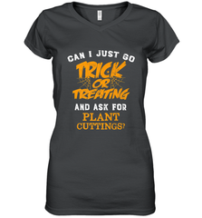 Trick or Treating Halloween Gift Gardening Women's V-Neck T-Shirt Women's V-Neck T-Shirt - HHHstores