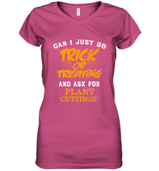 Trick or Treating Halloween Gift Gardening Women's V-Neck T-Shirt Women's V-Neck T-Shirt - HHHstores
