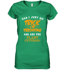 Trick or Treating Halloween Gift Gardening Women's V-Neck T-Shirt Women's V-Neck T-Shirt - HHHstores