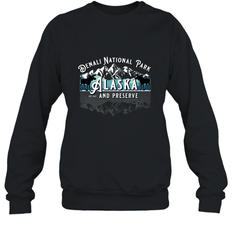 Denali National Park Alaska AK USA Moose Souvenir Crewneck Sweatshirt