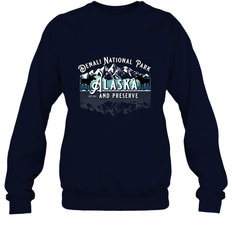 Denali National Park Alaska AK USA Moose Souvenir Crewneck Sweatshirt