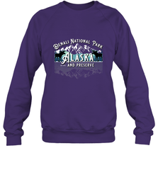 Denali National Park Alaska AK USA Moose Souvenir Crewneck Sweatshirt Crewneck Sweatshirt - HHHstores