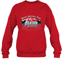 Denali National Park Alaska AK USA Moose Souvenir Crewneck Sweatshirt Crewneck Sweatshirt - HHHstores