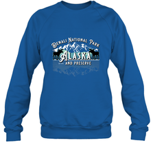 Denali National Park Alaska AK USA Moose Souvenir Crewneck Sweatshirt Crewneck Sweatshirt - HHHstores