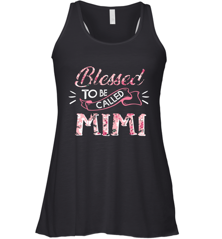 Blessed to be called Mimi Women's Racerback Tank Women's Racerback Tank / Black / XS Women's Racerback Tank - HHHstores