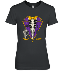 Skeleton Tuxedo Suit Halloween Costume Bones Women's Premium T-Shirt Women's Premium T-Shirt - HHHstores