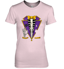 Skeleton Tuxedo Suit Halloween Costume Bones Women's Premium T-Shirt Women's Premium T-Shirt - HHHstores