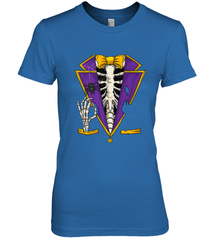 Skeleton Tuxedo Suit Halloween Costume Bones Women's Premium T-Shirt Women's Premium T-Shirt - HHHstores