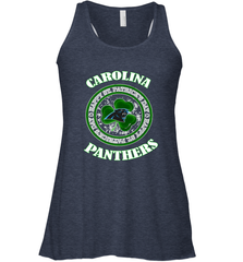 NFL Carolina Panthers Logo Happy St Patrick's Day Women's Racerback Tank Women's Racerback Tank - HHHstores