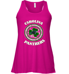 NFL Carolina Panthers Logo Happy St Patrick's Day Women's Racerback Tank Women's Racerback Tank - HHHstores