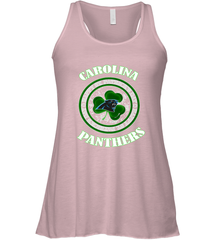 NFL Carolina Panthers Logo Happy St Patrick's Day Women's Racerback Tank Women's Racerback Tank - HHHstores