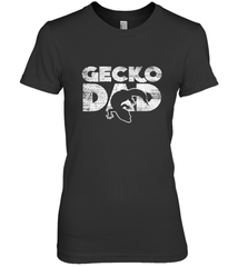 Vintage Gecko Dad  Animal Daddy Fathers Day Gecko Women's Premium T-Shirt Women's Premium T-Shirt - HHHstores