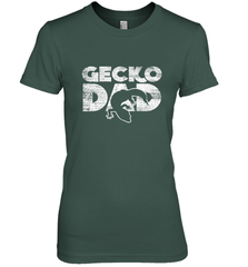 Vintage Gecko Dad  Animal Daddy Fathers Day Gecko Women's Premium T-Shirt Women's Premium T-Shirt - HHHstores