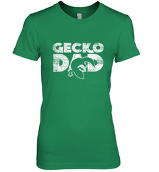 Vintage Gecko Dad  Animal Daddy Fathers Day Gecko Women's Premium T-Shirt
