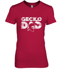 Vintage Gecko Dad  Animal Daddy Fathers Day Gecko Women's Premium T-Shirt Women's Premium T-Shirt - HHHstores