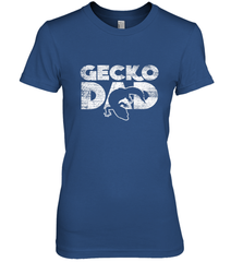 Vintage Gecko Dad  Animal Daddy Fathers Day Gecko Women's Premium T-Shirt Women's Premium T-Shirt - HHHstores